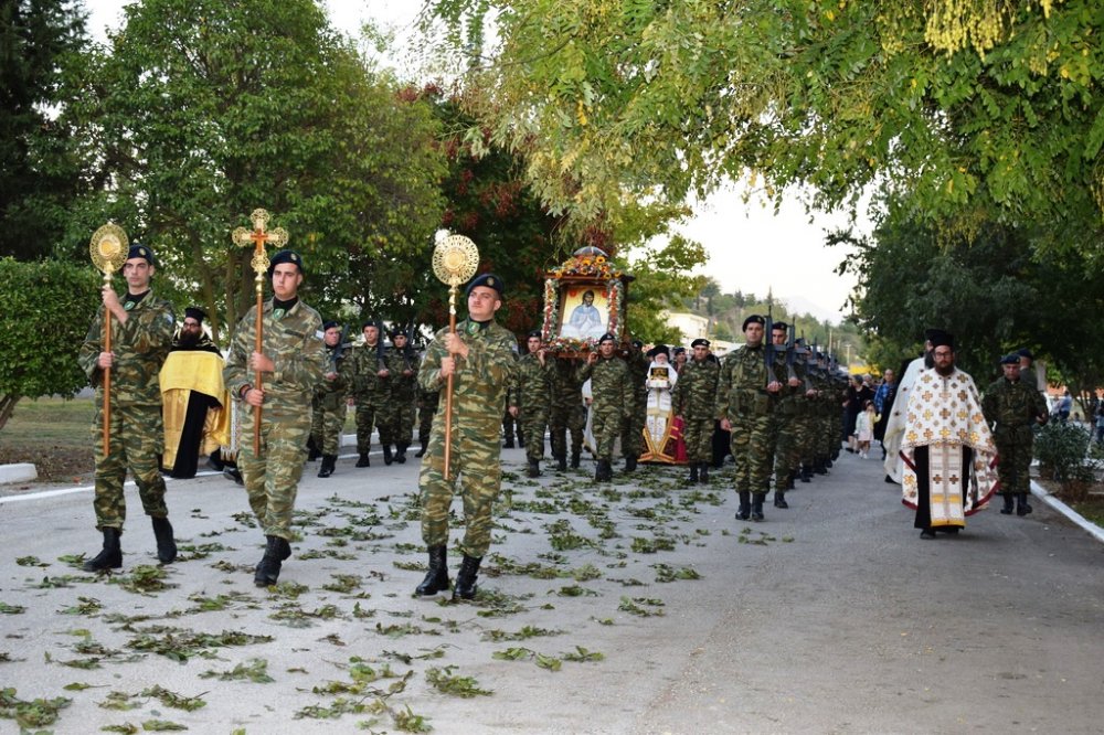 Υποδοχή Τιμίας Κάρας του Οσίου Δαυίδ στο 304 ΠΕΒ