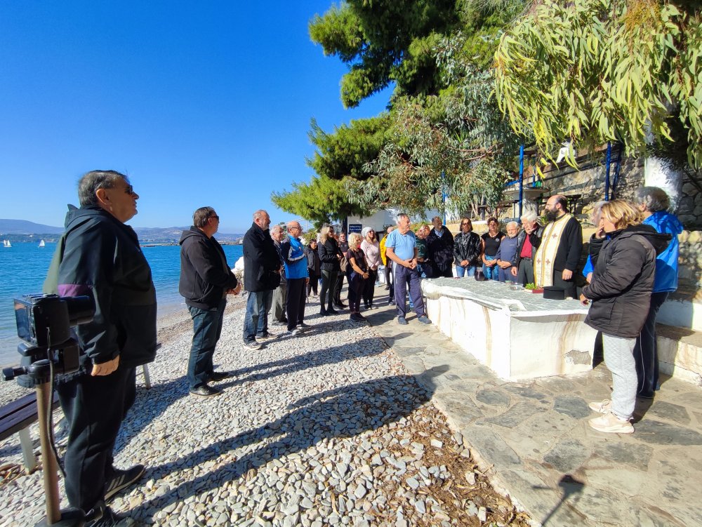 Αγιασμός στις Πλάκες από τον Σύλλογο Χειμερινών Κολυμβητών Βόλου "Ο Ιάσων"