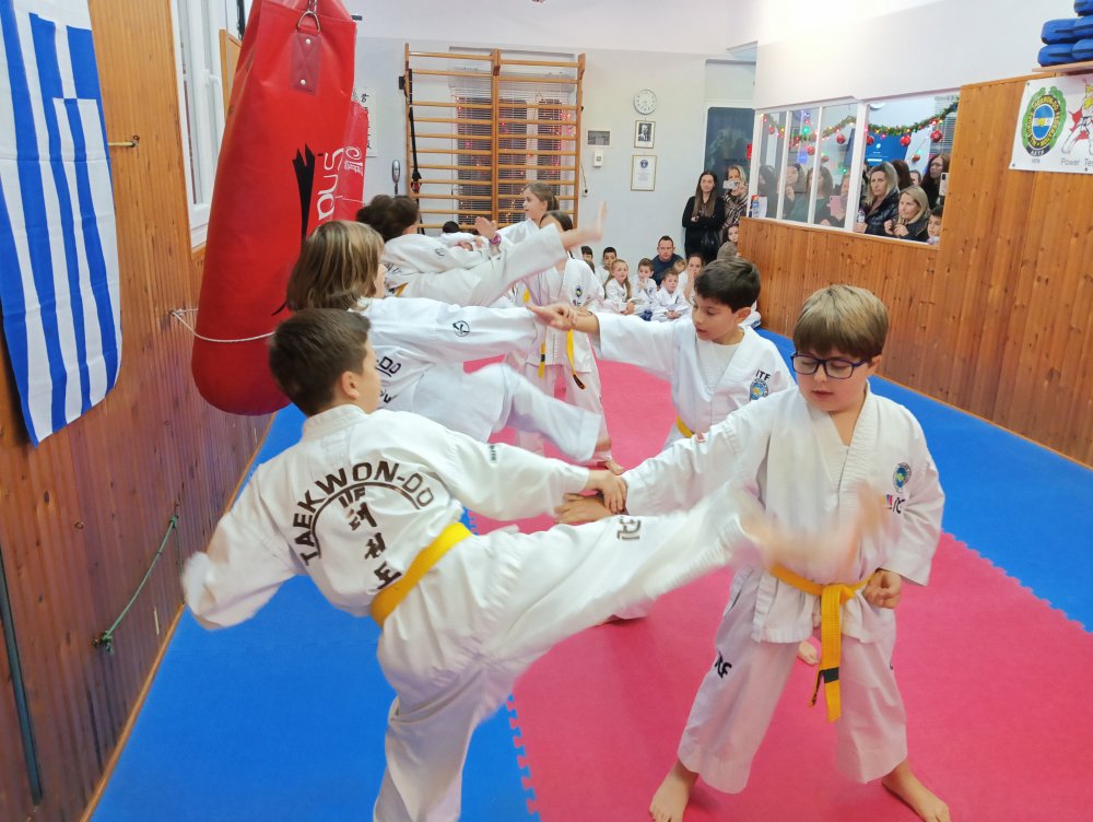 Α.Σ TAEKWON-DO I.T.F Ωρίων Βελεστίνου - Προαγωγικές εξετάσεις ζωνών