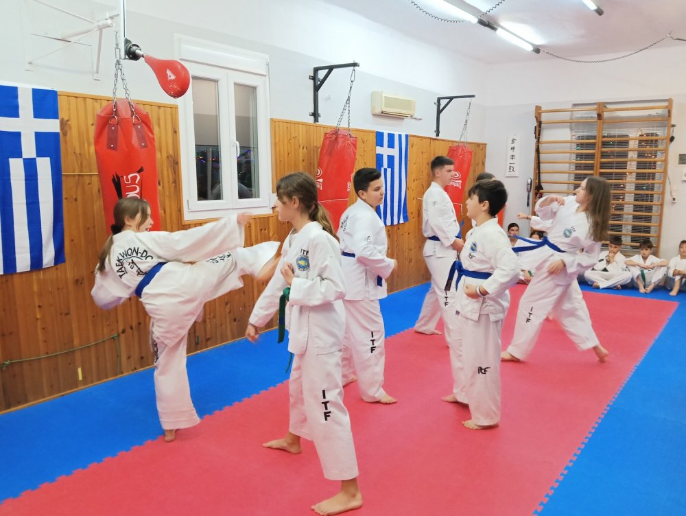 Α.Σ TAEKWON-DO I.T.F Ωρίων Βελεστίνου - Προαγωγικές εξετάσεις ζωνών