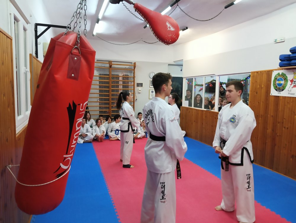 Α.Σ TAEKWON-DO I.T.F Ωρίων Βελεστίνου - Προαγωγικές εξετάσεις ζωνών