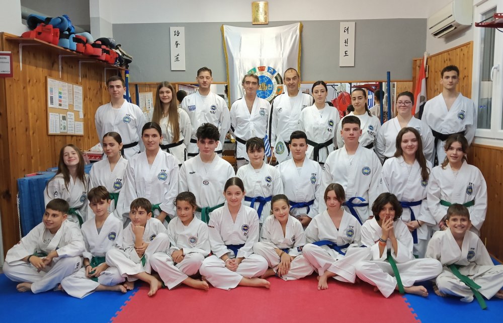 Α.Σ TAEKWON-DO I.T.F Ωρίων Βελεστίνου - Προαγωγικές εξετάσεις ζωνών