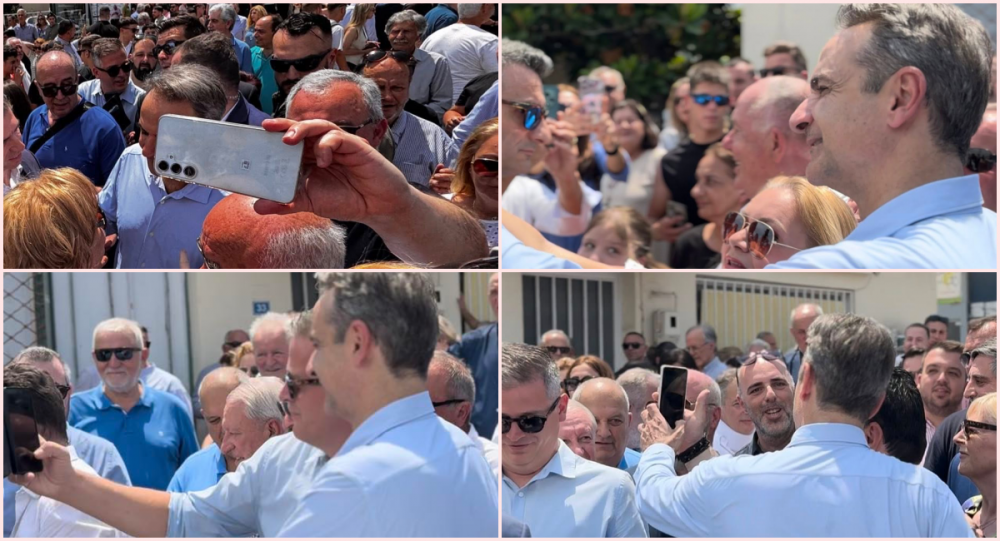 Οι selfies του Πρωθυπουργού με τον κόσμο