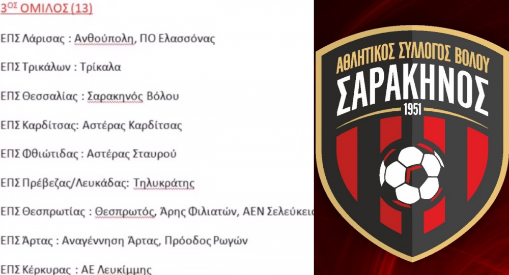 Οι έξι πιθανοί όμιλοι στη νέα Γ Εθνική