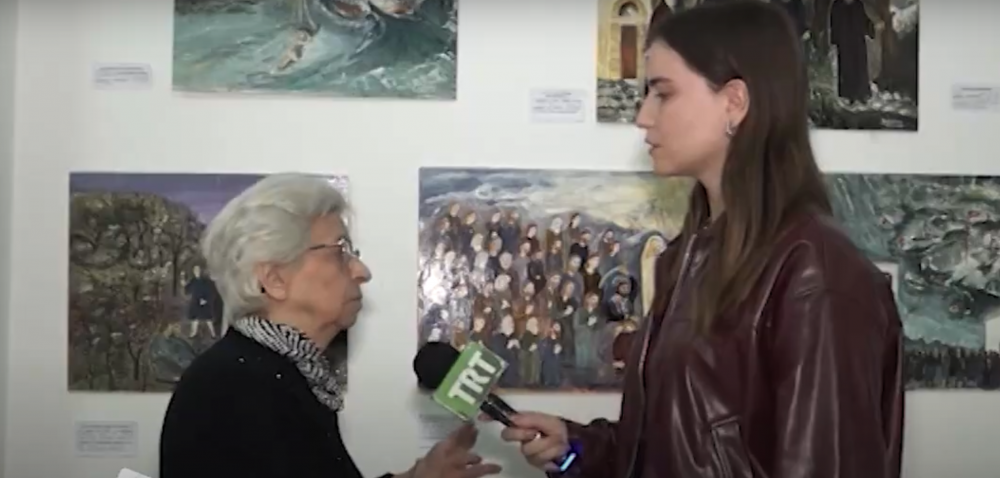 Το ρεπορτάζ της TRT για την Έκθεση της Βιολέττας Σοφικίτου