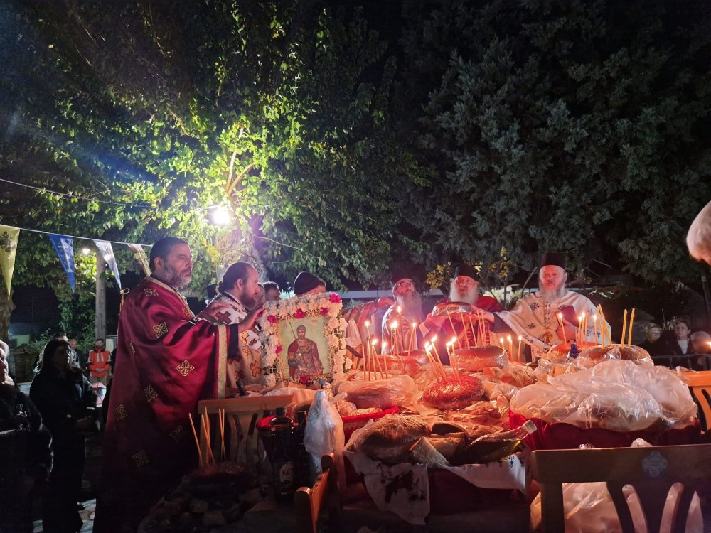 Με Λαμπρότητα οι Εορτασμοί στο Εξωκκλήσι των Αγίων Μηνά, Βίκτωρος και Βικεντίου στο Βελεστίνο