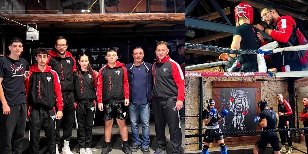 Στα προπονητικά sparring Pro-One αθλητές από τους Fighters Βελεστίνου   