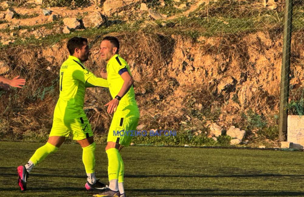 Προηγείται στο ημίχρονο με τον αρχηγό ο Ρήγας