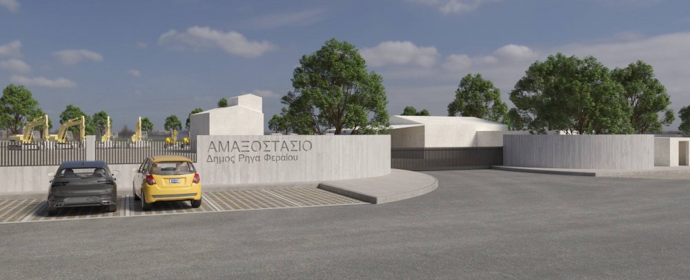 Η μελλοντική πρόσοψη του Αμαξοστασίου