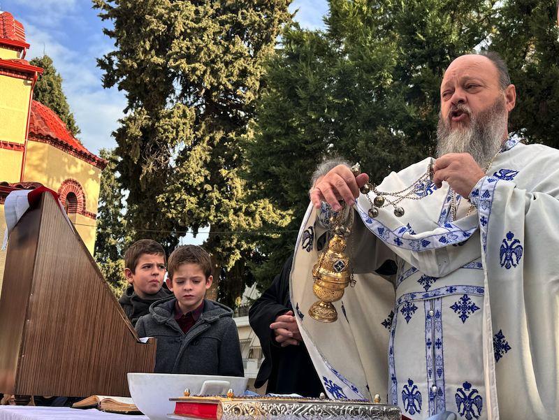 Με λαμπρότητα ο εορτασμός των Θεοφανείων στο Βελεστίνο