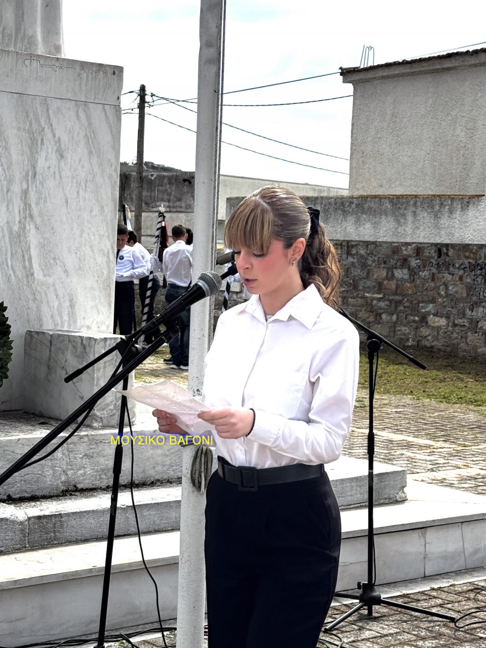 Καταθέσεις Στεφάνων - Απαγγελίες Ποιημάτων