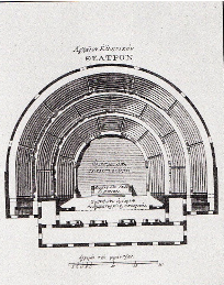 Αρχαίο θέατρο στην Χάρτα του Ρήγα Βελεστινλή
